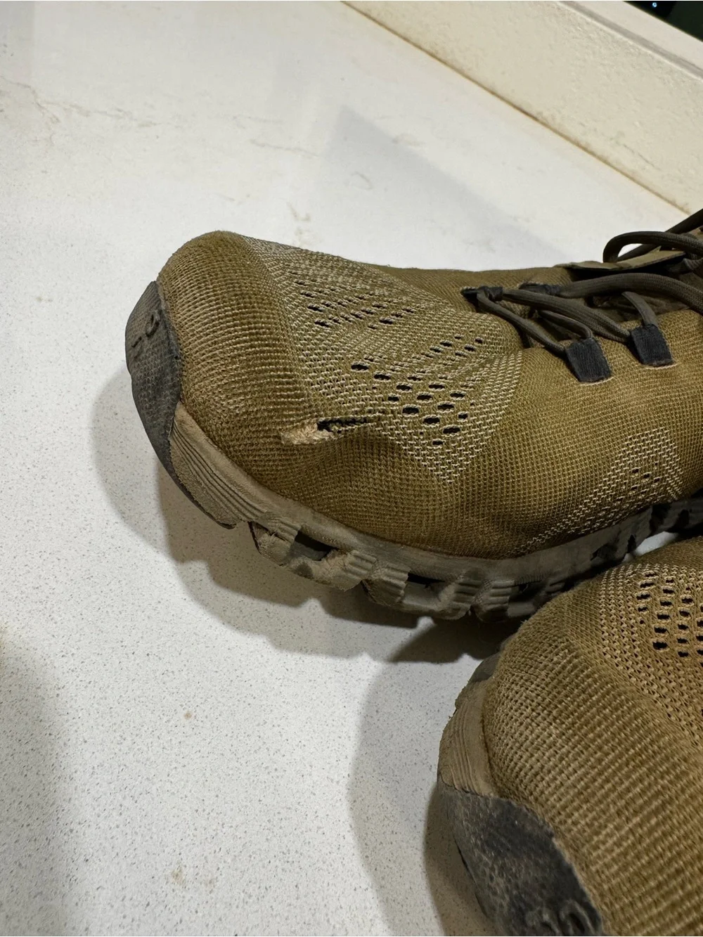 On Clouds Men's Olive Green Performance Running Shoes